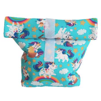 Mosható uzsonnás tasak unikornis