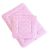 Babydecke Set gefüllt mit winzigen Tieren in Pink