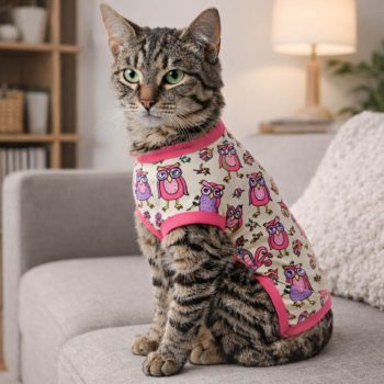   Katzen OP-Body ab 2-3 kg – Komfortabler Genesungsschutz statt Halskrause